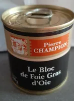 Le bloc de foie gras d'oie