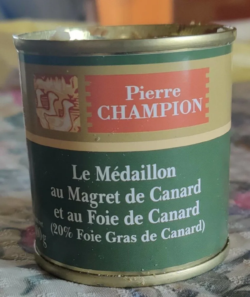 Le médaillon au magret de Canard et au Foie de Canard