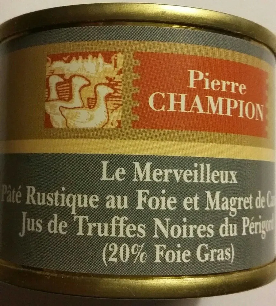 Le Merveilleux Pâté rustique