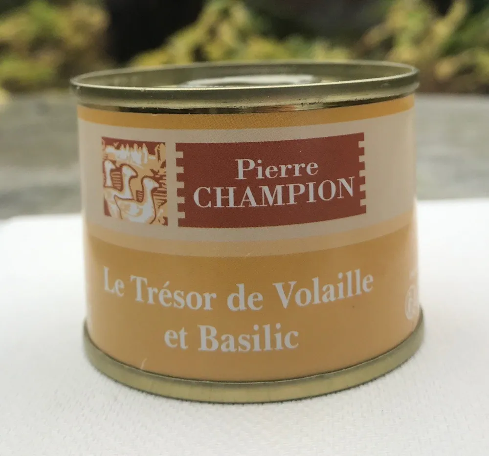 Trésor de volaille au basilic