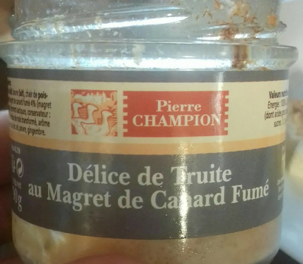 Délice de truite au magret de canard fumé