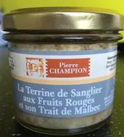 La terrine de sanglier aux fruits rouges et son trait de Malbec