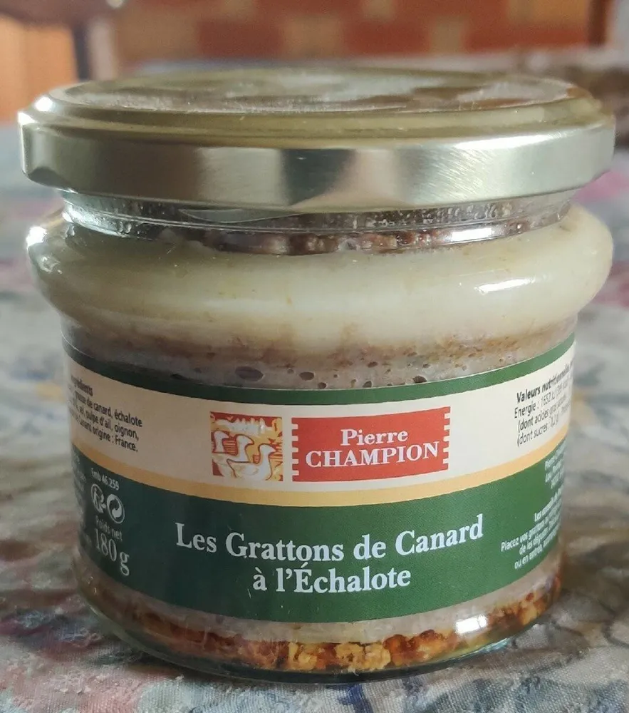 Les Grattons de Canard à l'Échalote