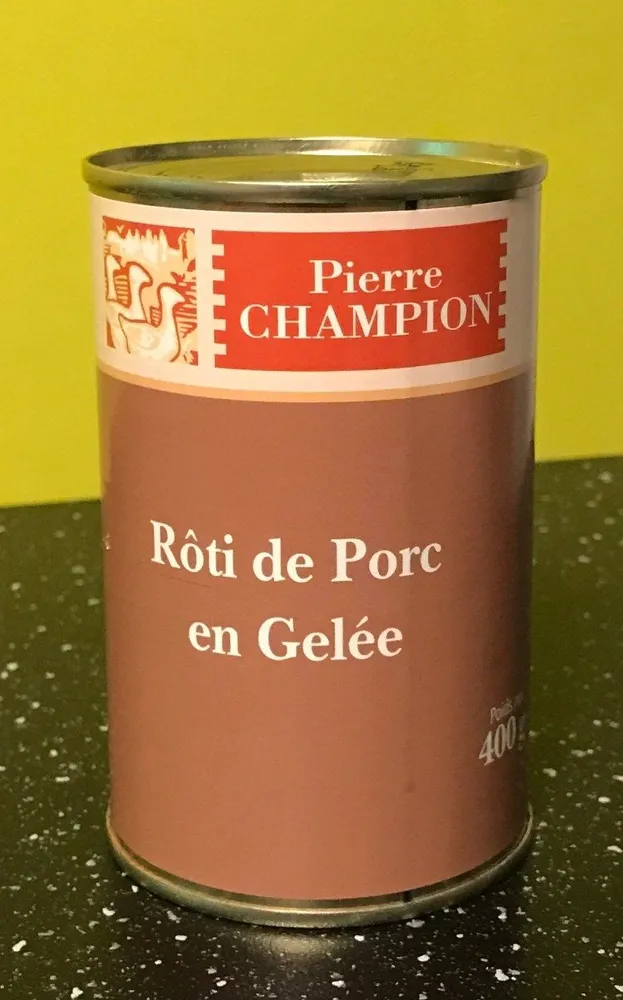 Roti de porc en gelée