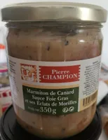Marmiton de canard sauce foie gras et ses éclats de morilles