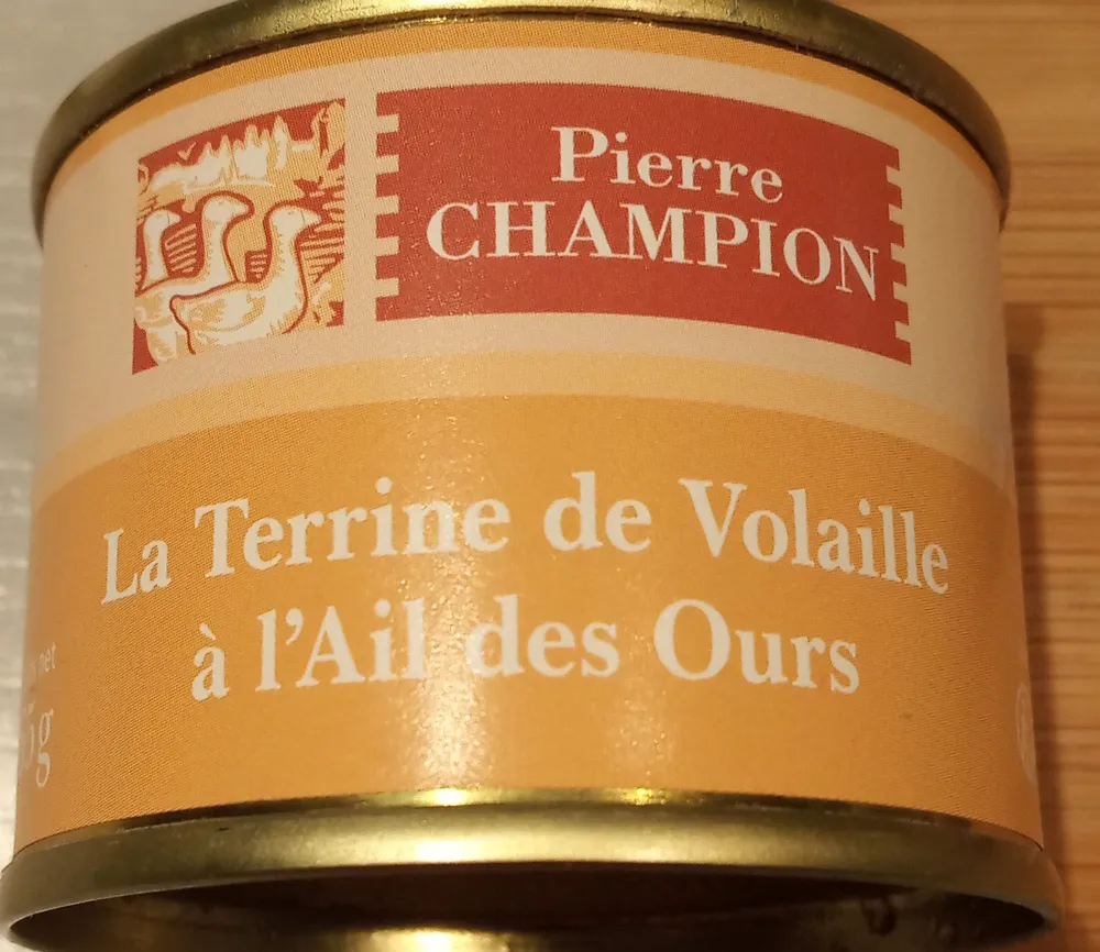 La terrine de volaille à l'ail des Ours