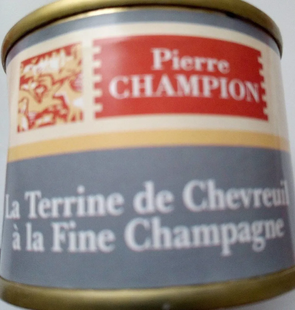 Terrine de chevreuil à la fine Champagne