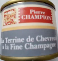 Terrine de chevreuil à la fine Champagne