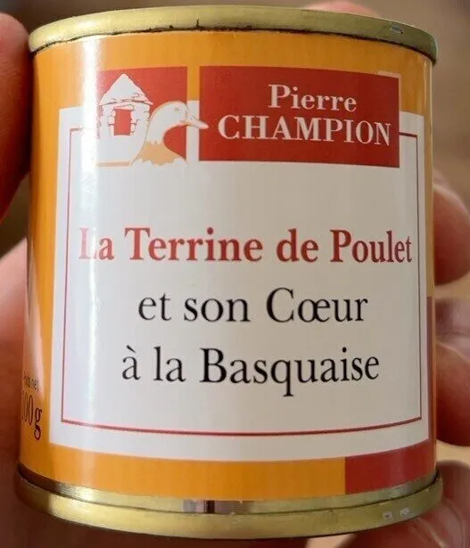 La terrine de poulet et son cœur à la basquaise