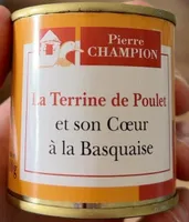 La terrine de poulet et son cœur à la basquaise