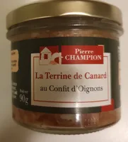 La terrine de canard au confit d'oignons