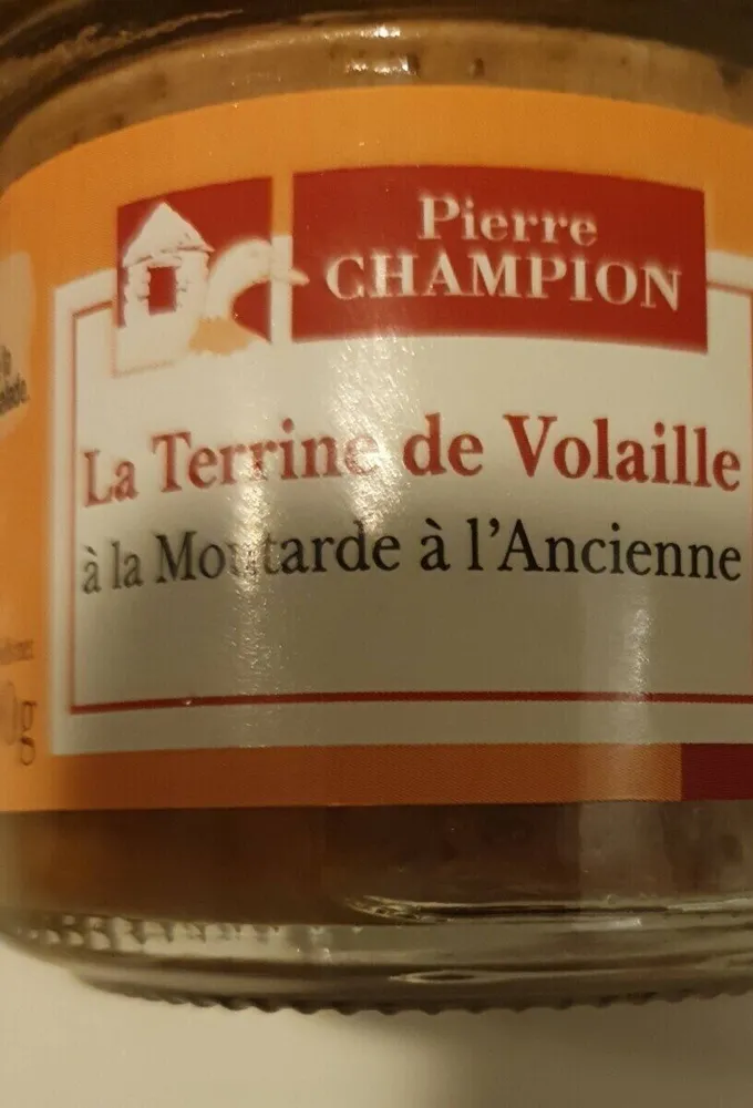 La terrine de volaille à la moutarde ancienne