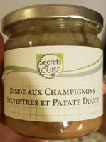 Dinde aux champignons sylvestres et patate douce