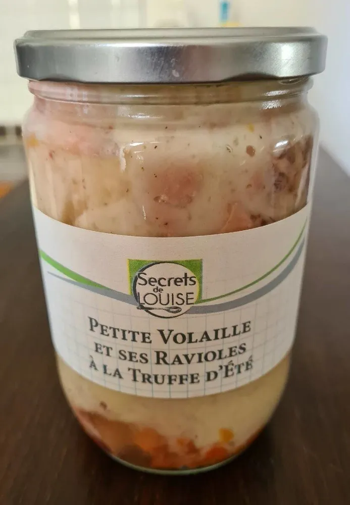 Petite volaille et ses ravioles à la truffes
