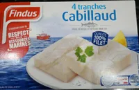 4 Tranches de Cabillaud MSC