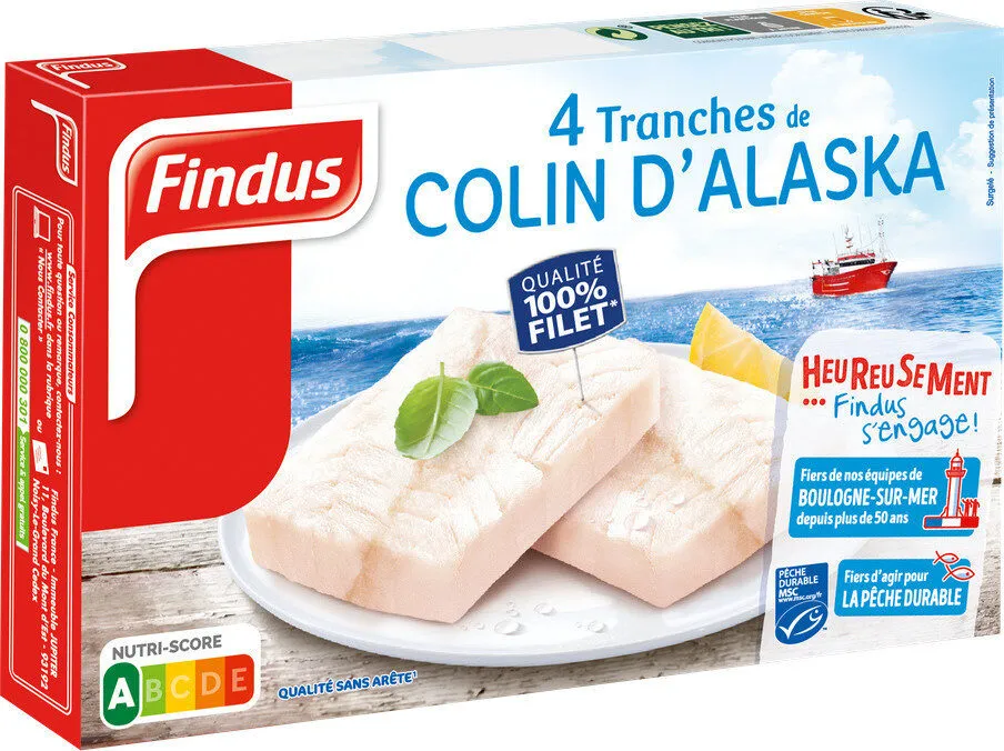 Tranches panées de Colin d'Alaska MSC