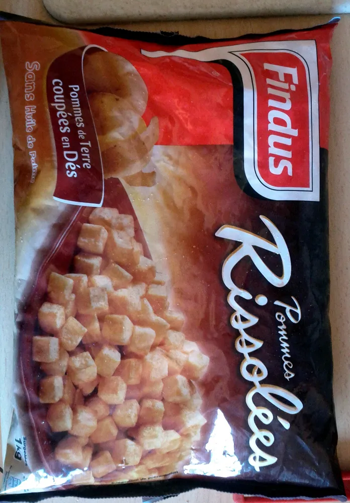 Pommes rissolées "Findus"