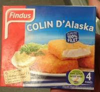 Filets de Colin d'Alaska Panés