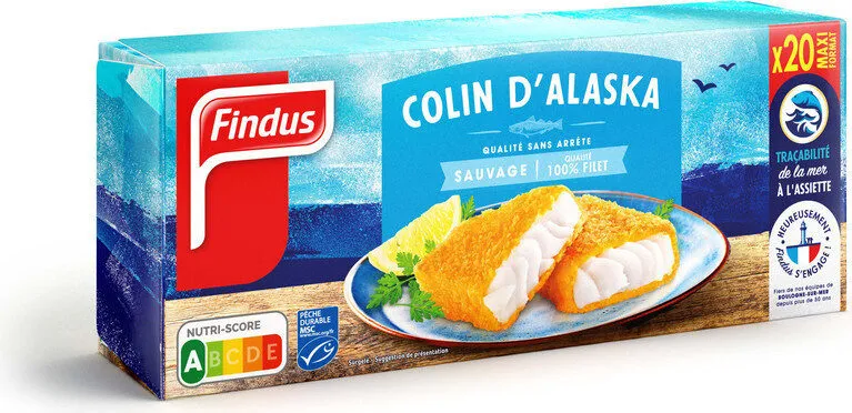 Tranches panées Colin d'Alaska MSC