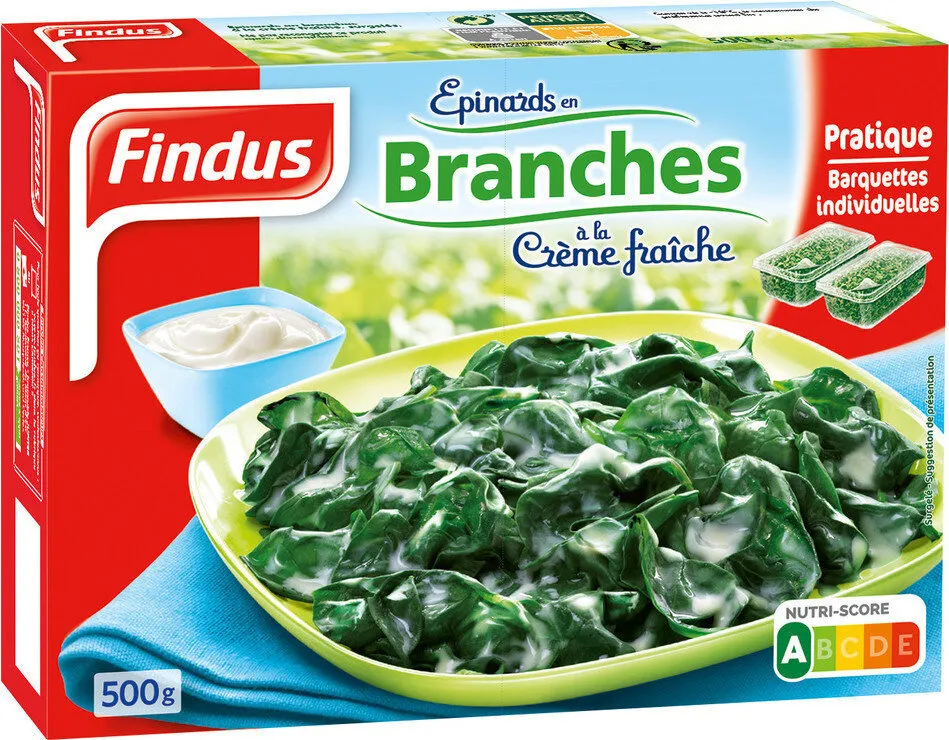 Épinard a la crème fraîche