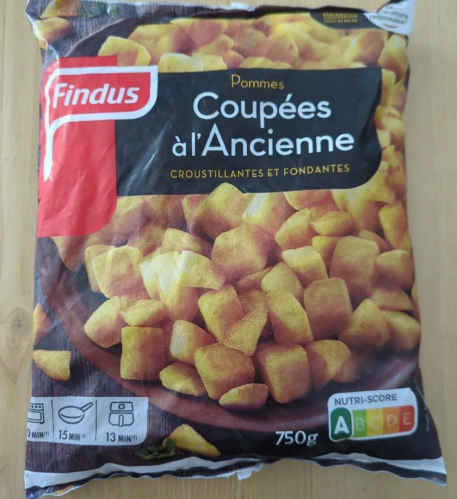 Pommes de terre coupees a l'ancienn