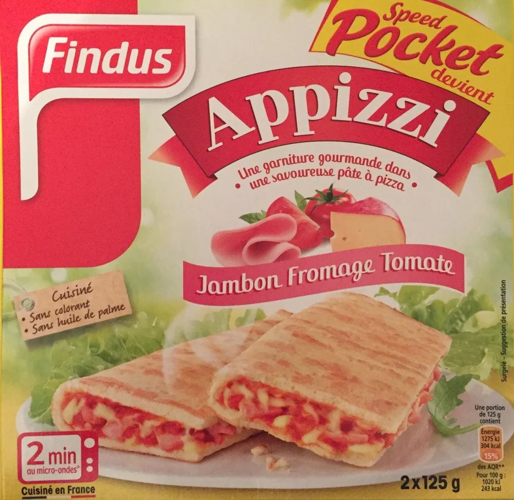 Appizzi Jambon Fromage Tomate