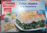 Colin d'Alaska à la Florentine, Surgelé