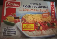 Gratin de colin d'alaska au legumes du soleil