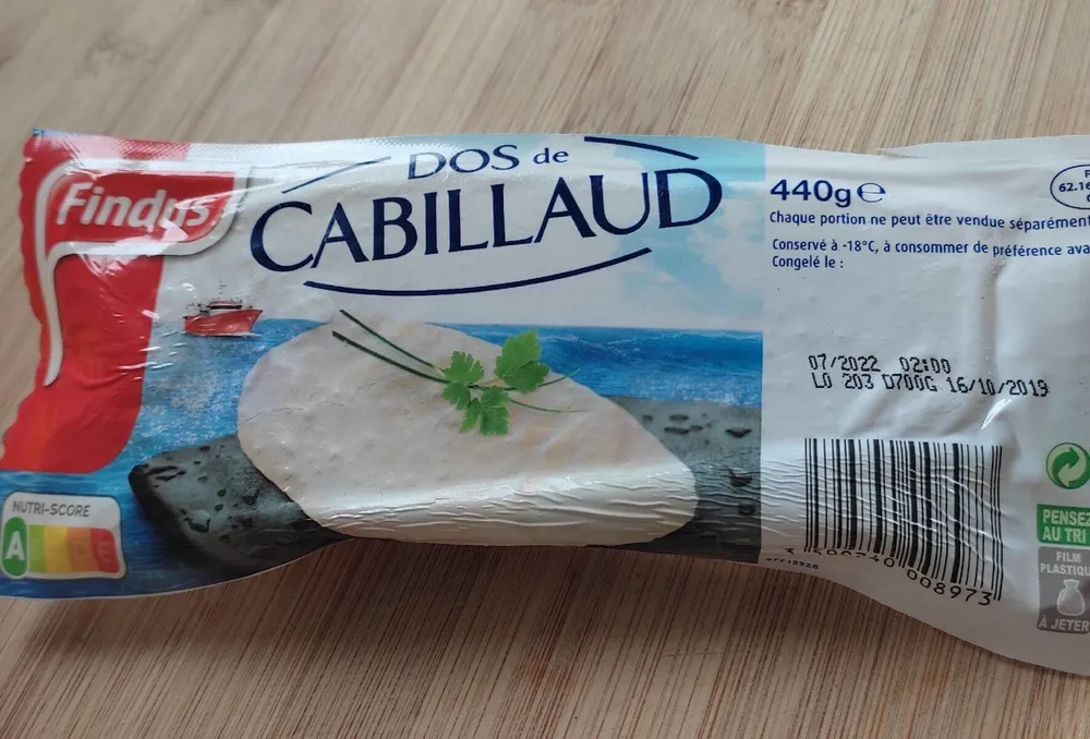 Dos de Cabillaud MSC