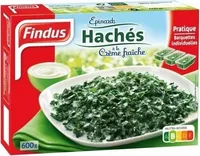 Épinards hachés à la crème