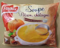 Soupe Potiron, Châtaignes & Pointe de Crème Fraiche