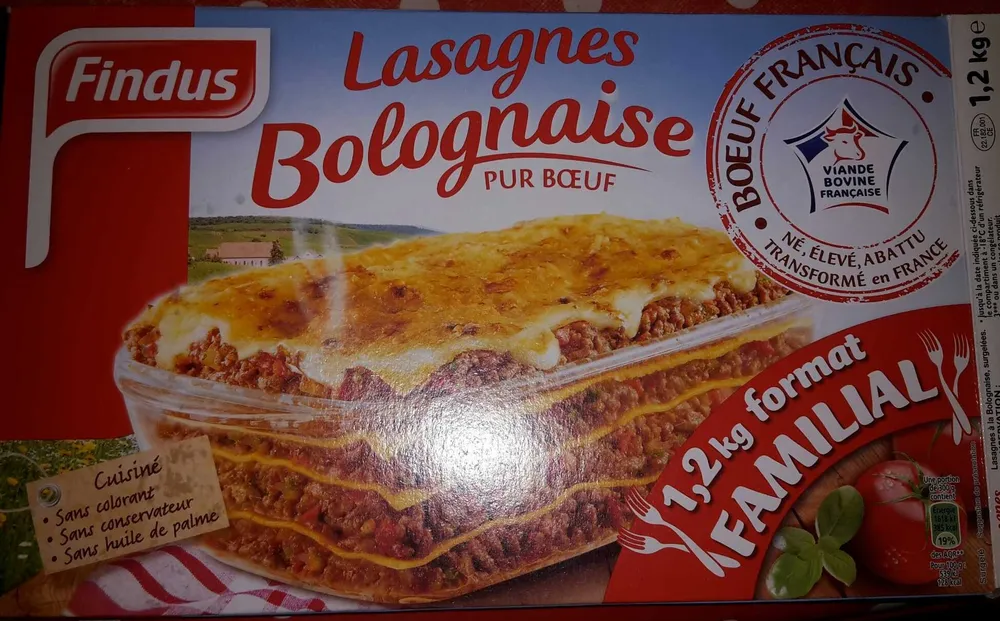 Lasagnes Bolognaise Pur Bœuf