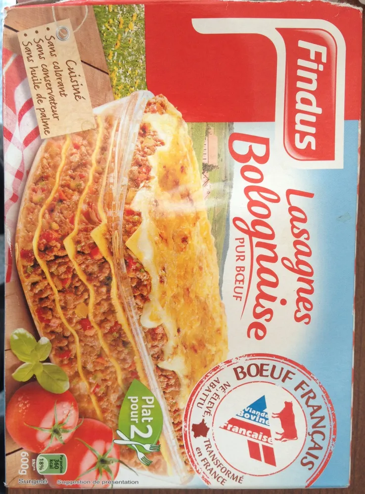 Lasagnes Bolognaise Pur Bœuf