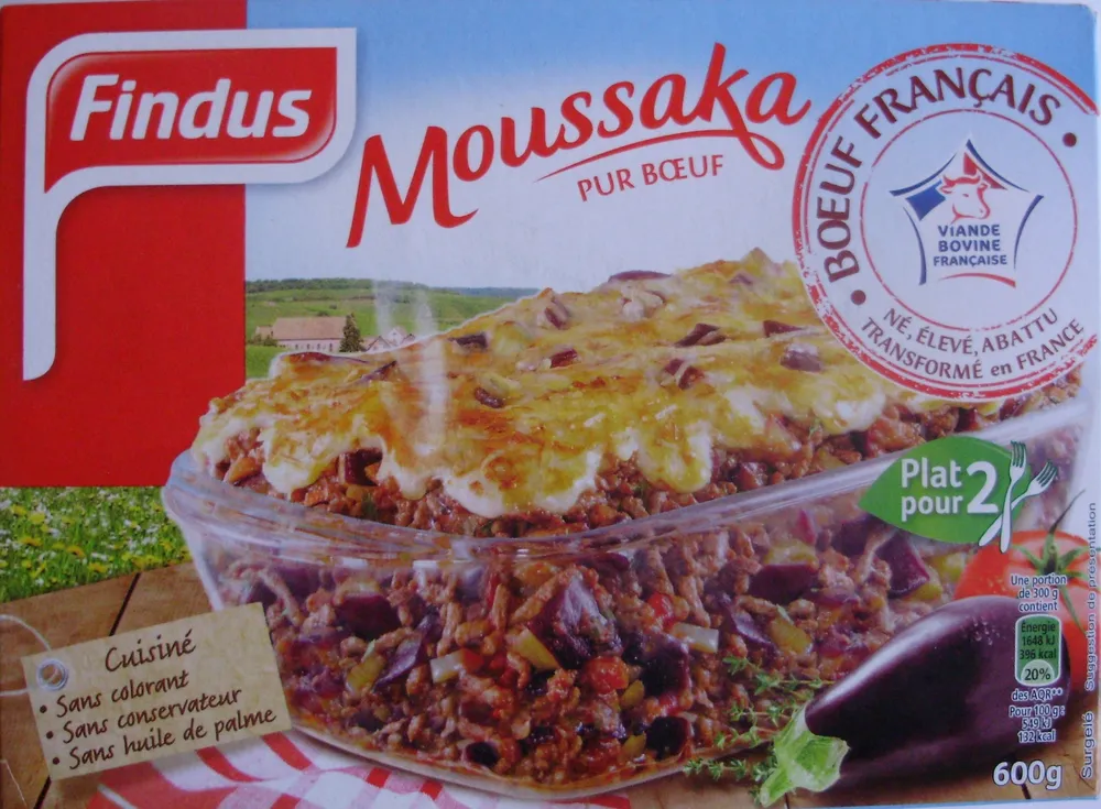 Moussaka (Pur Bœuf), Surgelé
