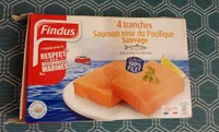 tranches saumon rose du pacifique