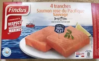 4 tranches de Saumon rose sauvage du Pacifique
