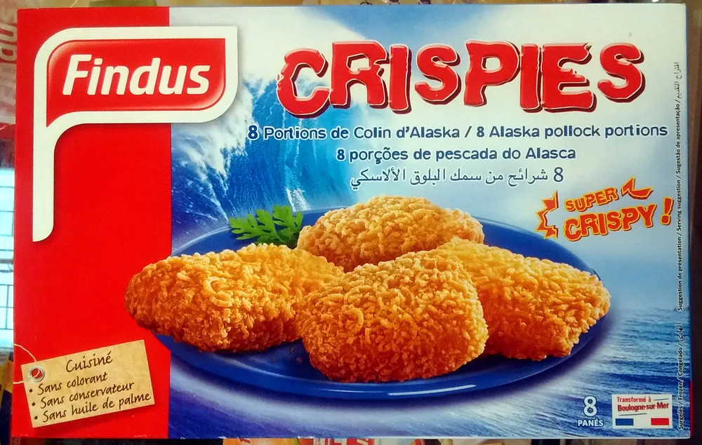 Crispies, 8 Portions de Colin d'Alaska