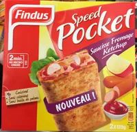 Speed Pocket Saucisse Fromage Ketchup