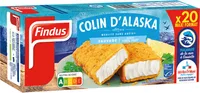 Tranches panées de Colin d'Alaska MSC