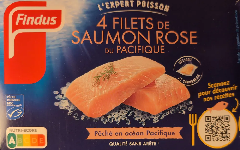Filets de Saumon rose du Pacifique MSC