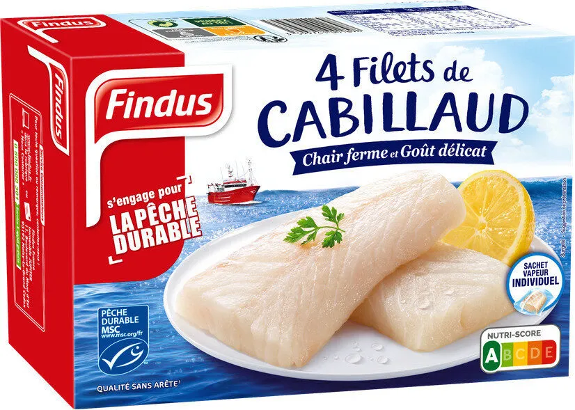4 Filets de Cabillaud MSC