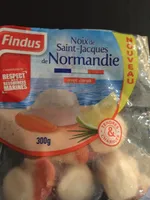 Noix de Saint-Jacques de Normandie avec corail