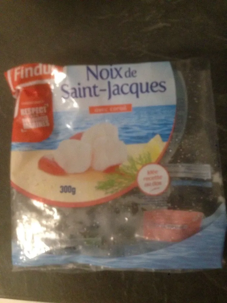 Noix de Saint - Jacques avec corail