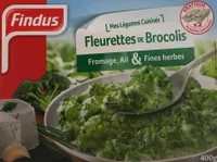 Fleurettes de brocolis au fromage ail et fines herbes