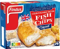 Colin d'Alaska MSC façon Fish & Chips