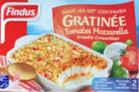 Plat cuisiné gratinée tomates mozzarella Findus