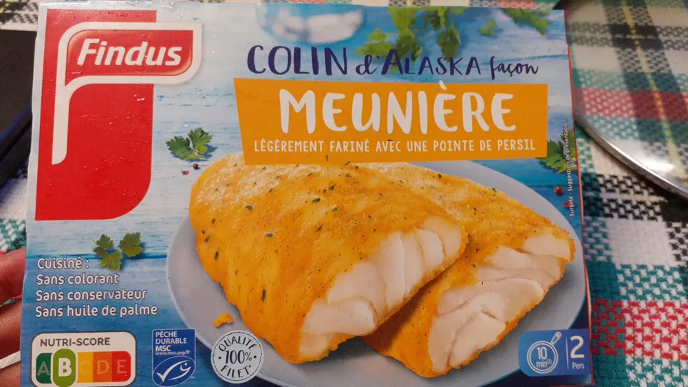 colin d'Alaska façon Meunière