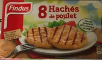 8 hachés de poulet