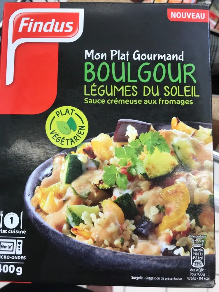 mon plat gourmand boulgour legumes du soleil