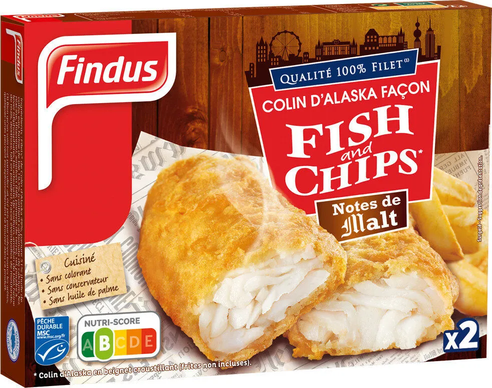 Colin d'Alaska MSC Fish & Chips notes de Malt